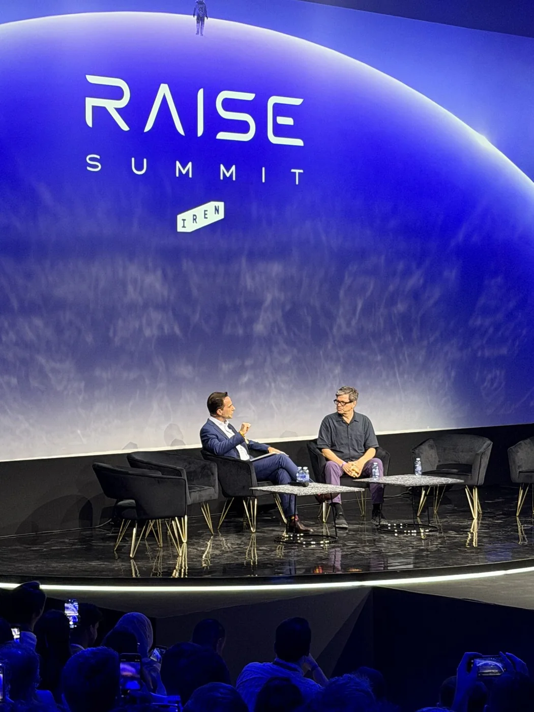 A conversation on the RAISE Summit stage in Paris
